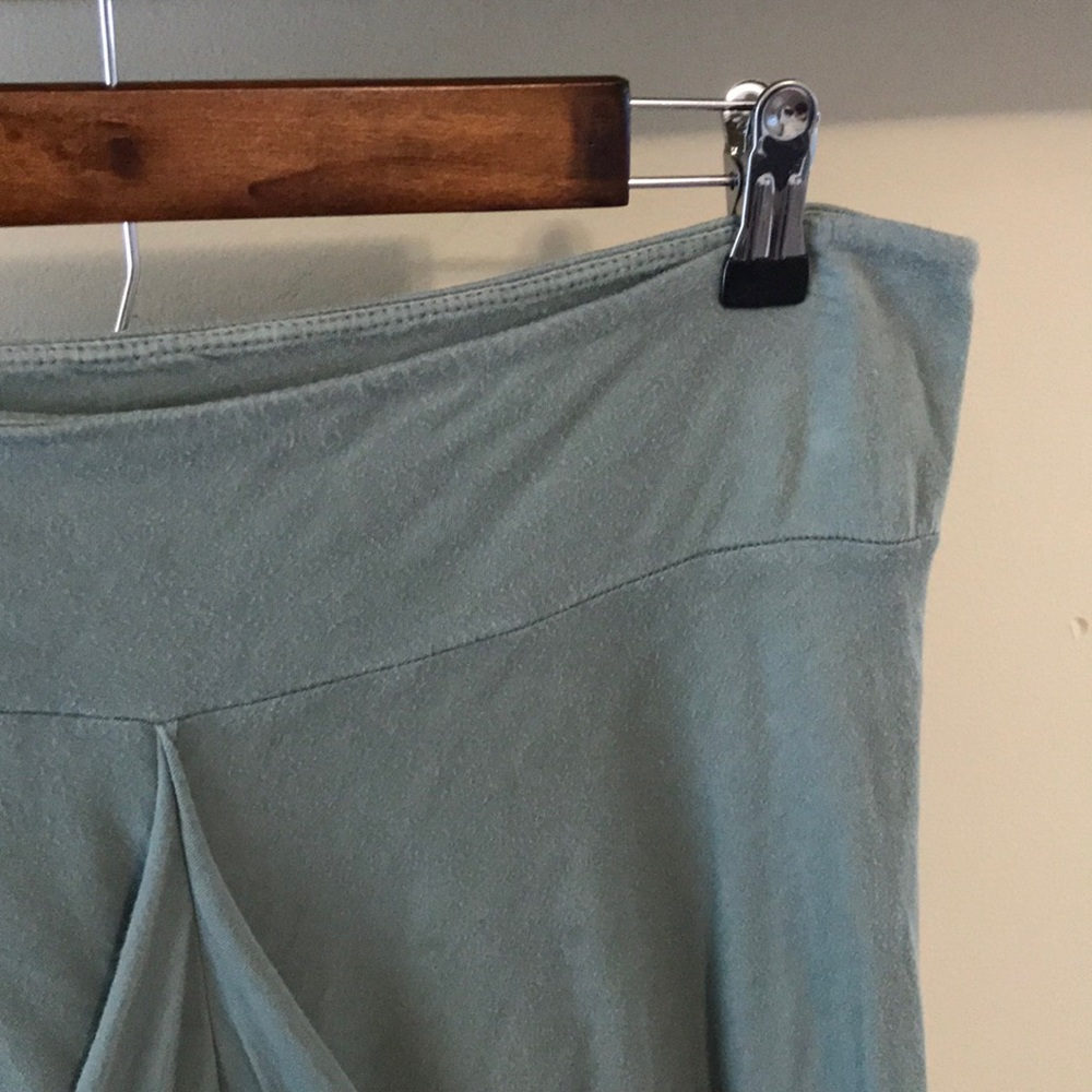Prana Sage Green & White Tie-Dye Midi Skirt - Picture 3 of 8